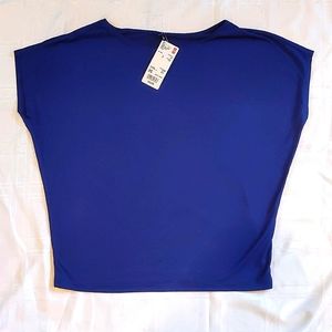 Deep Blue Uniqlo Shirt